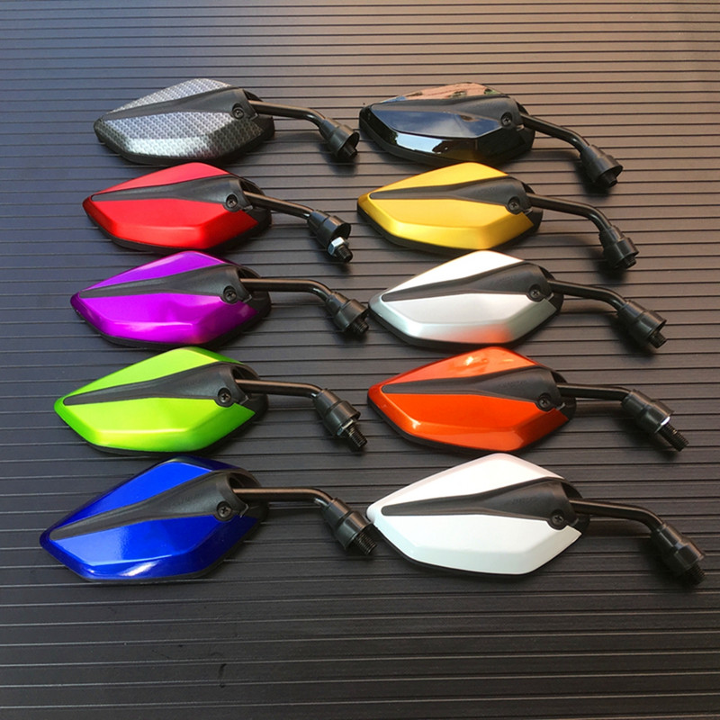 Motoros oldali színes univerzális 10 mm-es motoros tükrök Kawasaki versys 650 z900rs z650 motorkerékpár visszapillantó tükörhöz