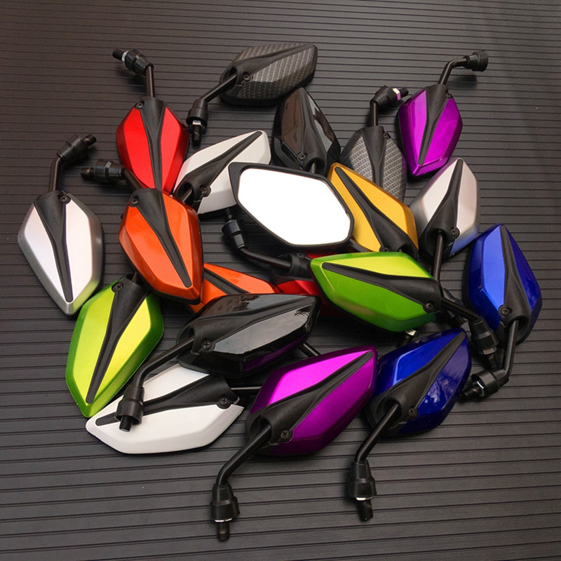 Motoros oldali színes univerzális 10 mm-es motoros tükrök Kawasaki versys 650 z900rs z650 motorkerékpár visszapillantó tükörhöz