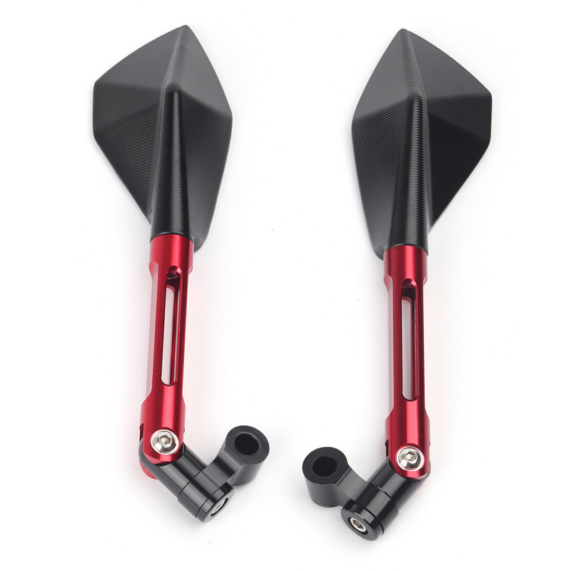 Univerzálne motocyklové zrkadlo CNC bočné spätné zrkadlo modré antireflexné pre Yamaha MT01 MT25 MT03 MT07 MT09 MT10