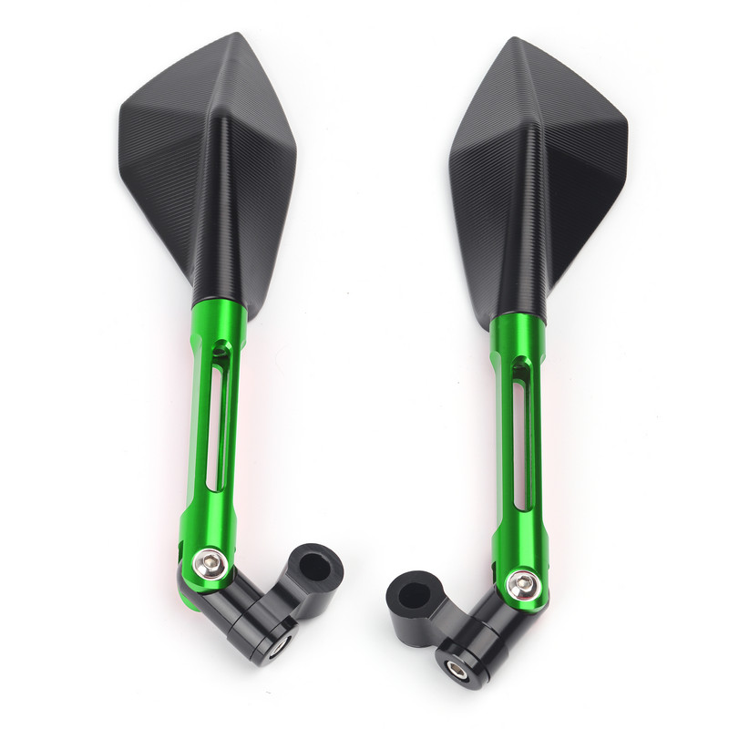 Skirtas kawasaki Z900 Z1000 Z800 Z750 Z650 Z300 Z250 Z125 universalus motociklo veidrodėlis CNC šoninis galinio vaizdo mėlynas veidrodis nuo akinimo