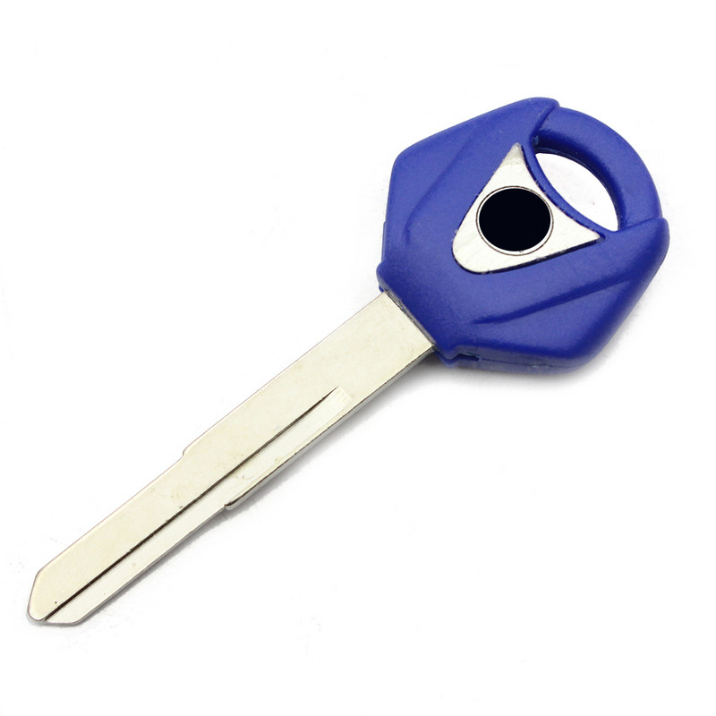 Kulcs vágatlan penge telepítve, chipekkel tölthető 1 üres motorkerékpár kulcs Yamaha FZ600 FJ1100 MX360 CT1 DS6 DT125