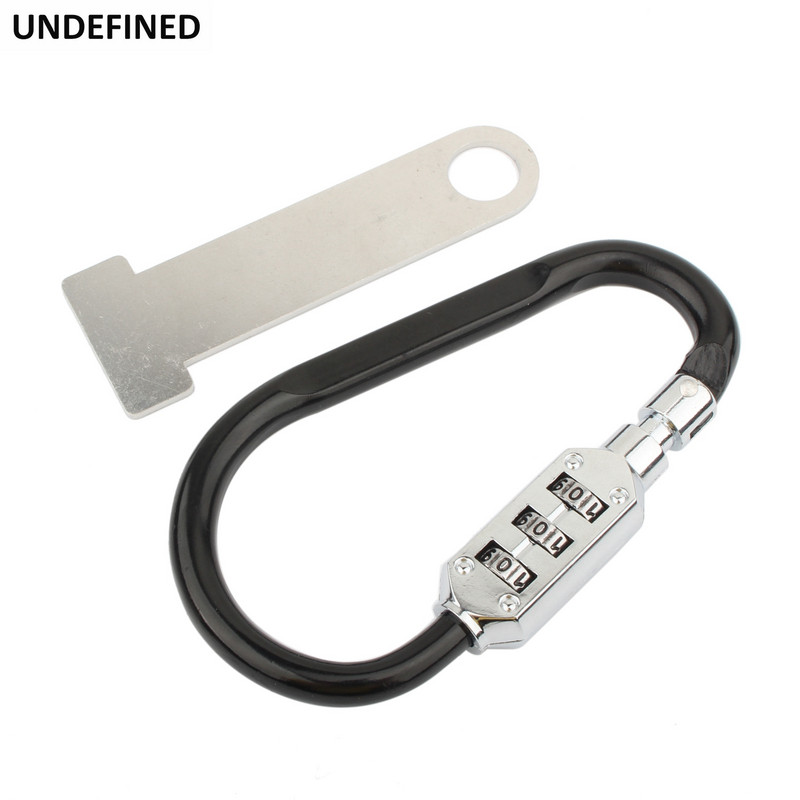 Motociklistička kaciga, kopča, kopča, skuter, protuprovalni zatvarač + komplet T-bara za Harley Hondu, Kawasaki Yamaha Indian Vespa Dirt Bike