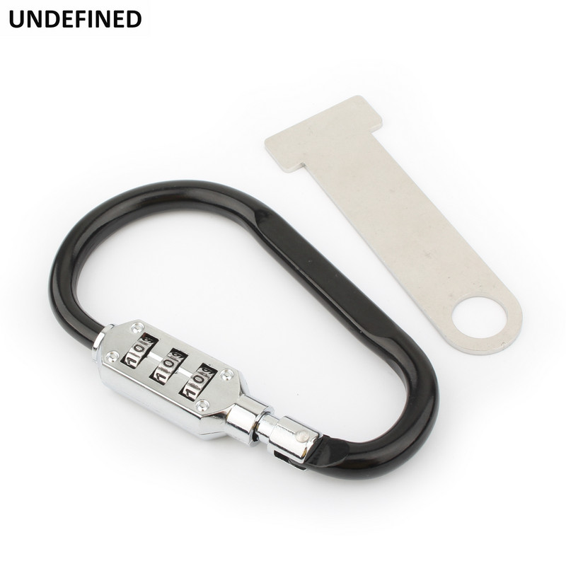 Motociklistička kaciga, kopča, kopča, skuter, protuprovalni zatvarač + komplet T-bara za Harley Hondu, Kawasaki Yamaha Indian Vespa Dirt Bike