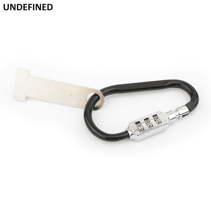 Motociklistička kaciga, kopča, kopča, skuter, protuprovalni zatvarač + komplet T-bara za Harley Hondu, Kawasaki Yamaha Indian Vespa Dirt Bike