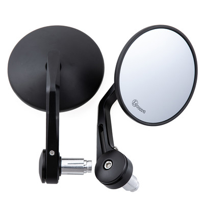 Spätné zrkadlo na riadidlá motocykla, univerzálne, 7/8" 22mm, okrúhle, pre skútre Suzuki, Honda, Kawasaki, DUCATI