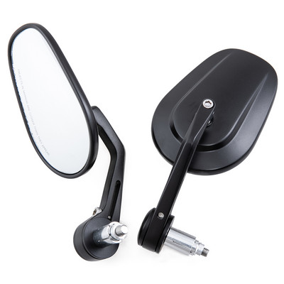 Spätné zrkadlo na riadidlá motocykla, univerzálne, 7/8" 22mm, okrúhle, pre skútre Suzuki, Honda, Kawasaki, DUCATI
