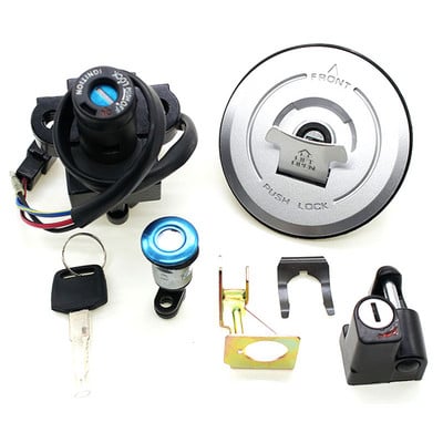 Honda CBR250 Hornet 250 CB250/CB 600F/VTR VTR250 CB600F 599 gyújtáskapcsolóhoz Üzemanyag-gáztartály sapka burkolat sisak/ülészár kulcskészlet