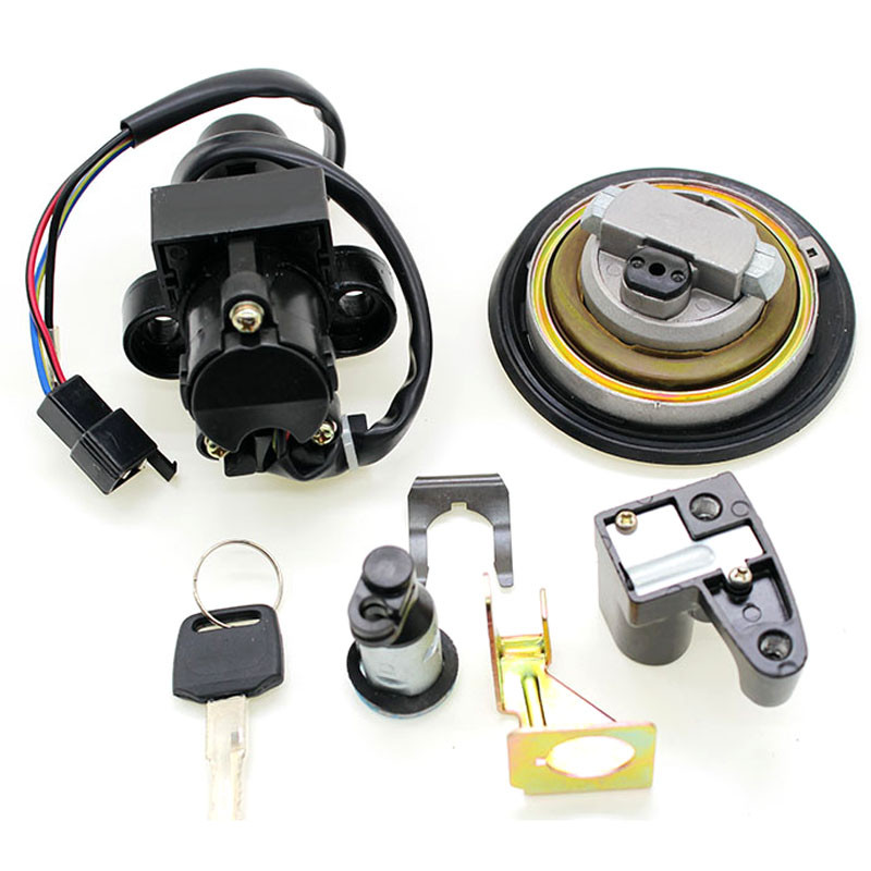 Honda CBR250 Hornet 250 CB250/CB 600F/VTR VTR250 CB600F 599 gyújtáskapcsolóhoz Üzemanyag-gáztartály sapka burkolat sisak/ülészár kulcskészlet