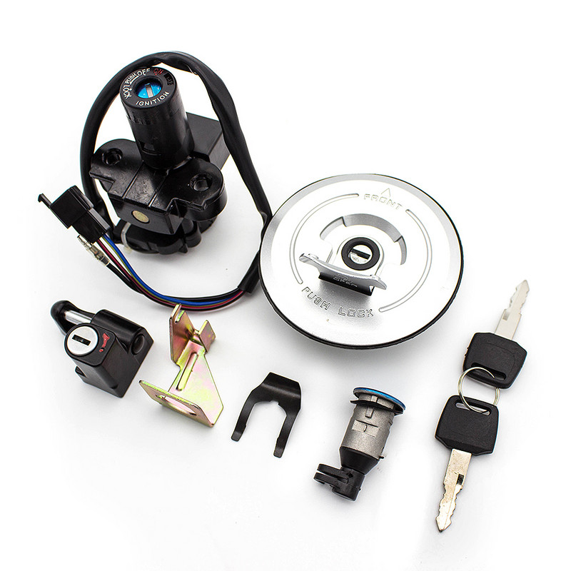 Honda CBR250 Hornet 250 CB250/CB 600F/VTR VTR250 CB600F 599 gyújtáskapcsolóhoz Üzemanyag-gáztartály sapka burkolat sisak/ülészár kulcskészlet