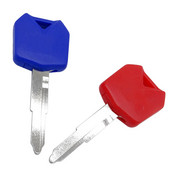 Dvojfarebný prázdny kľúč od motocykla, nezostrihaná čepeľ transpondérového kľúča, prázdne diely čepele pre ZX6R 9R 10R 12R 14R NINJA 600 650 ZZR