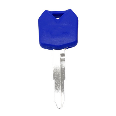 Dvojfarebný prázdny kľúč od motocykla, nezostrihaná čepeľ transpondérového kľúča, prázdne diely čepele pre ZX6R 9R 10R 12R 14R NINJA 600 650 ZZR