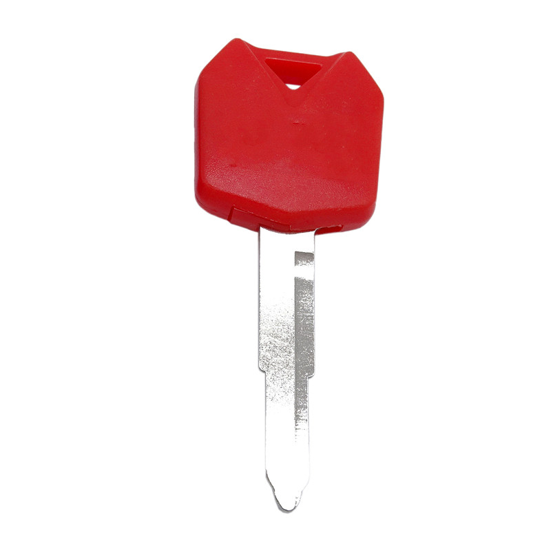 Dvojfarebný prázdny kľúč od motocykla, nezostrihaná čepeľ transpondérového kľúča, prázdne diely čepele pre ZX6R 9R 10R 12R 14R NINJA 600 650 ZZR