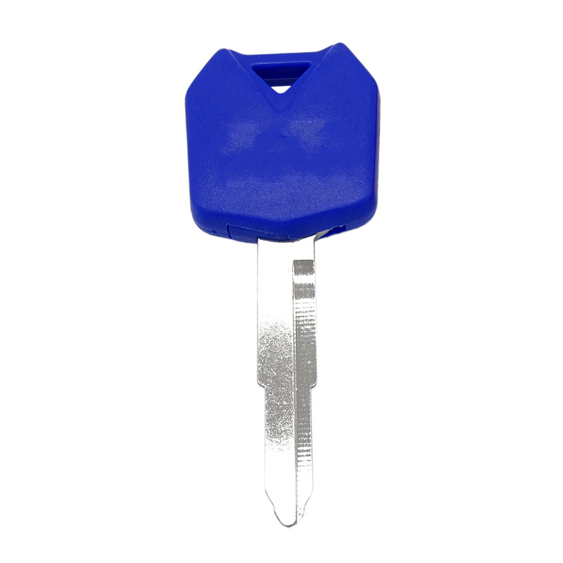 Dvojfarebný prázdny kľúč od motocykla, nezostrihaná čepeľ transpondérového kľúča, prázdne diely čepele pre ZX6R 9R 10R 12R 14R NINJA 600 650 ZZR