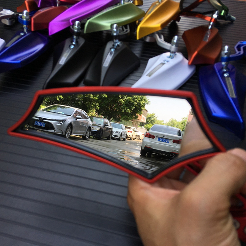 2 db motorkerékpár bal jobb oldali 8 mm-es 10 mm-es visszapillantó tükrök cserélhető csavarokkal Universial Yamaha Honda Kawasaki Suzukihoz