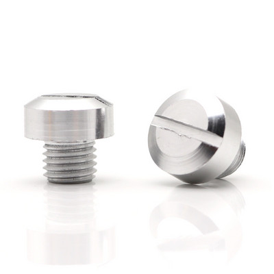 2 ks univerzálnych motocyklových CNC záslepiek M10 do zrkadla, skrutiek, krytov, skrutiek, motocyklových doplnkov pre zrkadlá Honda a Suzuki.