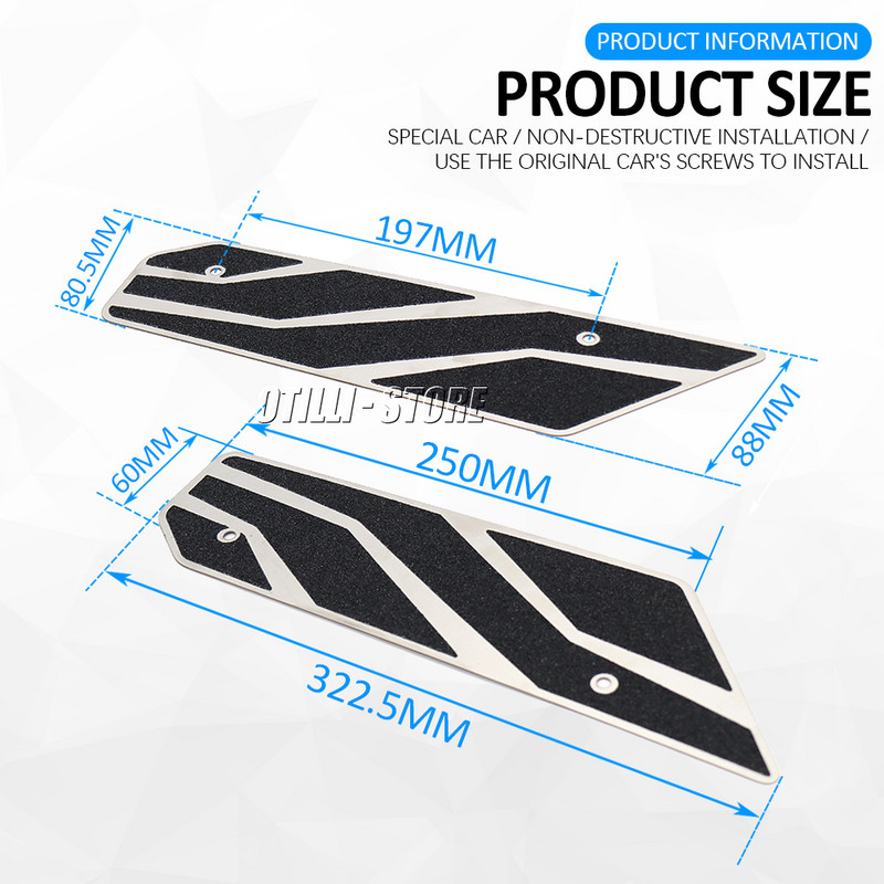 Accesorii noi pentru motociclete Maxsym TL 500 Pedale pentru șofer Suporturi pentru picioare Suport pentru picioare pentru SYM MAXSYM TL500