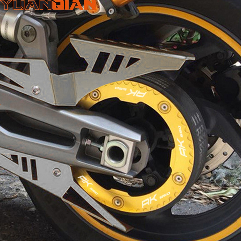 AK550 CNC alumínium motorkerékpár tartozékok Sebességváltó szíjtárcsa védőburkolat KYMCO AK550 AK 550 2017 2018 2019 2020