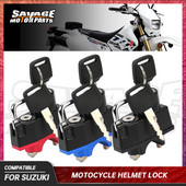 Pre SUZUKI DRZ400 E/S/SM 2022 Zámok na prilbu DR-Z 400E 400S 400SM 125L 250 Motocyklové zámky proti krádeži, západky, visiaci zámok na kľúč, Dirtbike