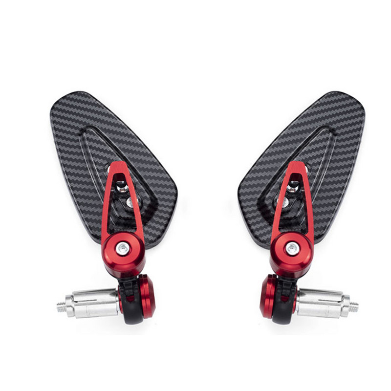 Mootorratta peegel 7/8" 22mm moto juhtraua otsa külgmine tahavaatepeegel Kawasaki Z125 pro Z650 Z750 Z800 Z900 Z1000 ER6N ER6 jaoks