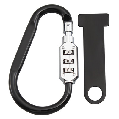 3 skaitmenų kombinuoto šalmo apsauginio užrakto T formos strypas, skirtas Honda Kawasaki Yamaha Harley Suzuki Dirt Bike motociklo dviračio spynos dalims