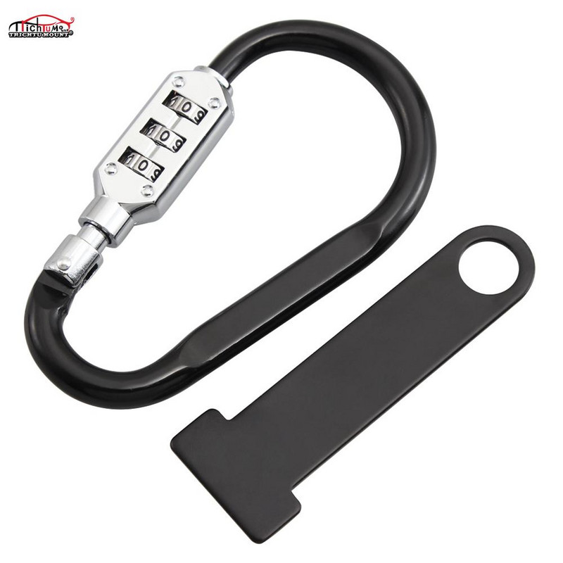 3 skaitmenų kombinuoto šalmo apsauginio užrakto T formos strypas, skirtas Honda Kawasaki Yamaha Harley Suzuki Dirt Bike motociklo dviračio spynos dalims