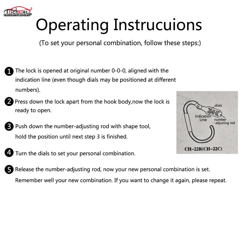 3 skaitmenų kombinuoto šalmo apsauginio užrakto T formos strypas, skirtas Honda Kawasaki Yamaha Harley Suzuki Dirt Bike motociklo dviračio spynos dalims