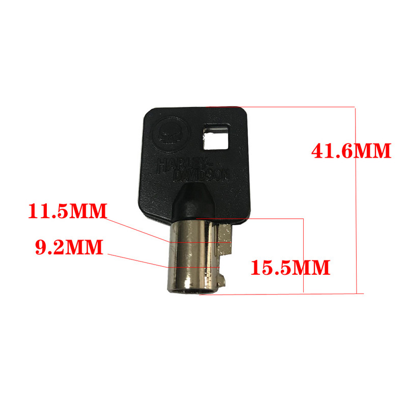 Vadonatúj kulcsos motorkerékpár kulcsok vágatlan Harley Darvison Sporster XL XLH 883 1000 1200 X4 Flhr XL883 XL1200 XLH1000 XLH1200