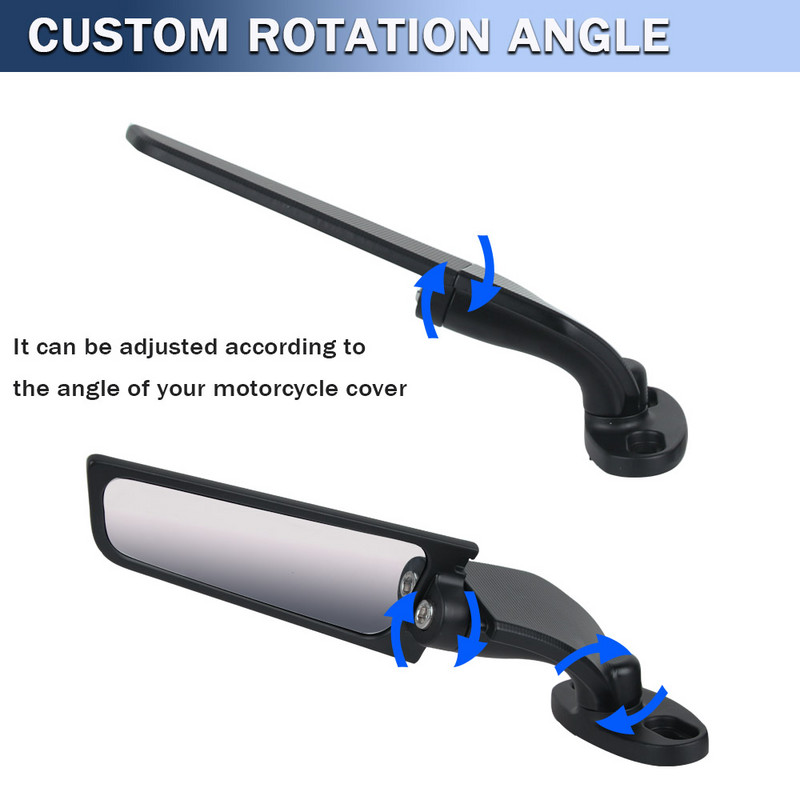 Ogledalo za motocikl za Honda CBR650RR CBR600RR CBR CBR1000RR 250R 300R 400RR 500R Modificirani vjetrobranski rotirajući retrovizori