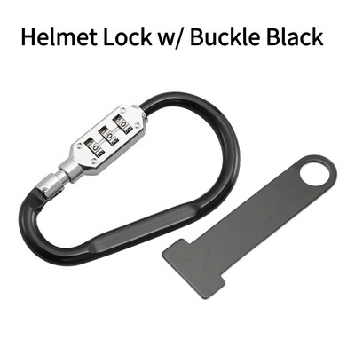 Blocare cască de securitate Blocare antifurt Buckl T-bar Combinație de parolă din 3 cifre pentru Harley Honda Yamaha E Bike Scooter Biciclete