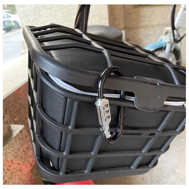 Защитна ключалка за каска Защитна ключалка против кражба Закопчалка T-bar Комбинация от 3-цифрена парола за Harley Honda Yamaha E Bike Scooter Bicycles