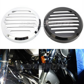 Kryt klaksónu s okrúhlou drážkou pre motocykel 9 cm/3,5" pre Honda Shadow VT1100 VT750 ACE Aero RS Spirit VT VLX 600 VTX1300 VTX1800