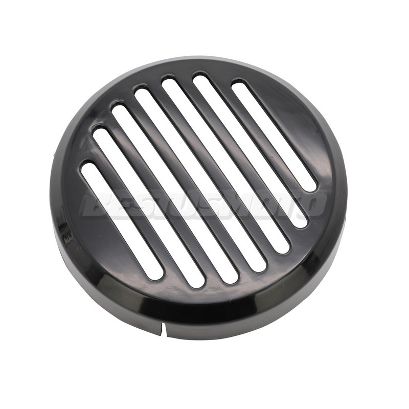 Kryt klaksónu s okrúhlou drážkou pre motocykel 9 cm/3,5" pre Honda Shadow VT1100 VT750 ACE Aero RS Spirit VT VLX 600 VTX1300 VTX1800