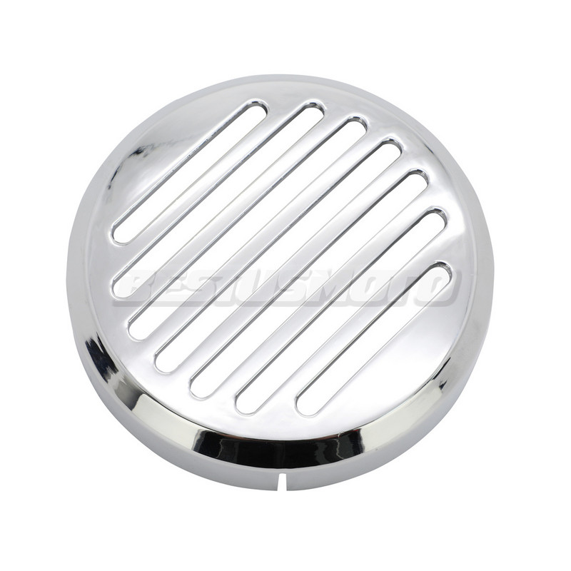 Kryt klaksónu s okrúhlou drážkou pre motocykel 9 cm/3,5" pre Honda Shadow VT1100 VT750 ACE Aero RS Spirit VT VLX 600 VTX1300 VTX1800