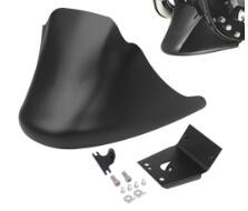 Motorkerékpár fekete első alsó légterelő sárvédő léggát állkapocs Harley Sportster XL Iron 883 1200 modellekhez