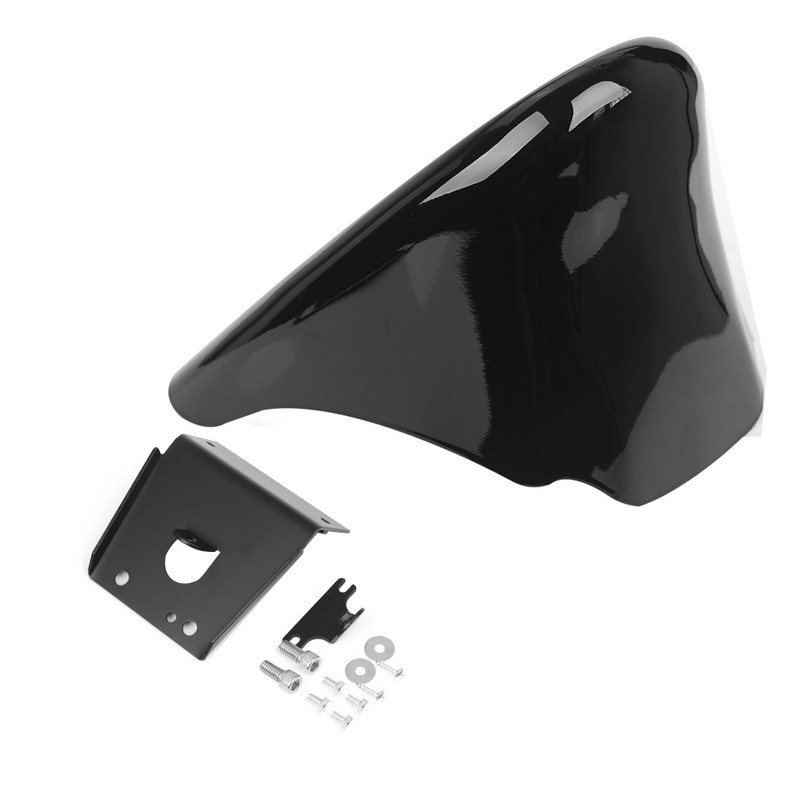 Motorkerékpár fekete első alsó légterelő sárvédő léggát állkapocs Harley Sportster XL Iron 883 1200 modellekhez