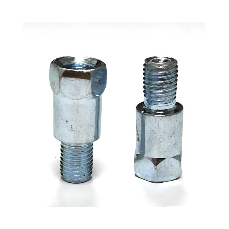 Páros motorkerékpár hátsó tükör adapterek M10 10mm 8MM M8 óramutató járásával ellentétes jobb bal oldal menet csere növelő csavarok