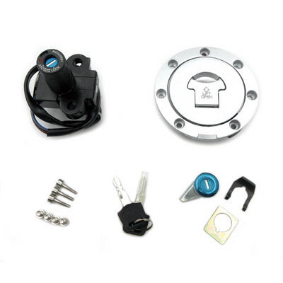 За Honda CBR600 F2 1991-1994 CBR600 F3 1995-1998 Заключване на превключвателя за запалване на мотоциклет Заключване на резервоара за гориво Заключване на капака за газ Седалка с комплект ключове