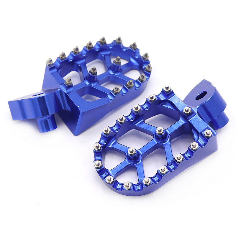 3 színű motorkerékpár CNC lábtámasz pedál lábtartó YAMAHA YZ WR 65 85 125 250 426 452 1997-2021 Dirt Pit Bike Motocrosshoz