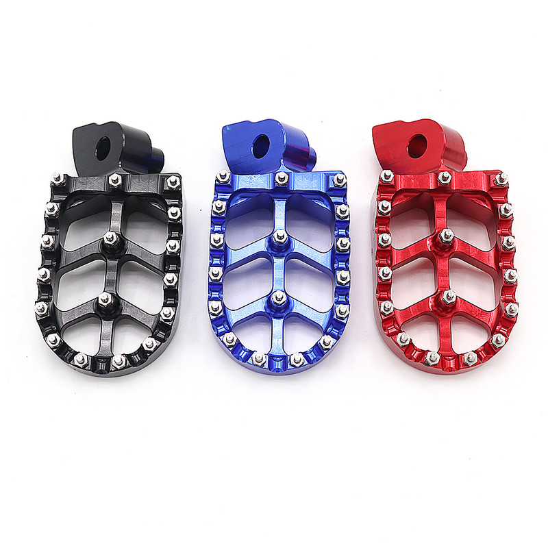 3 színű motorkerékpár CNC lábtámasz pedál lábtartó YAMAHA YZ WR 65 85 125 250 426 452 1997-2021 Dirt Pit Bike Motocrosshoz