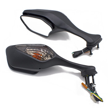 1 ζεύγος πλευρικοί καθρέφτες φλας LED οπισθοπορείας μοτοσικλέτας μαύροι Για Honda CBR1000RR CBR 1000RR 2010-2012 VFR1200 VFR1200 2008-2013