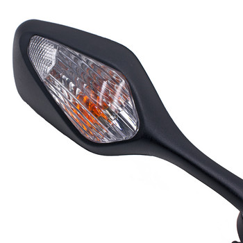 1 ζεύγος πλευρικοί καθρέφτες φλας LED οπισθοπορείας μοτοσικλέτας μαύροι Για Honda CBR1000RR CBR 1000RR 2010-2012 VFR1200 VFR1200 2008-2013