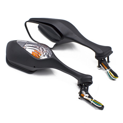 1 pár motocyklových spätných zrkadiel s LED smerovkami, čierne pre Honda CBR1000RR 2008-2013 VFR1200 VFR1200 2010-2012