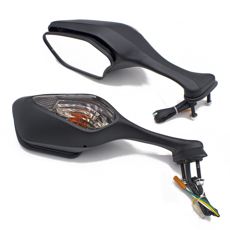 1 pár motocyklových spätných zrkadiel s LED smerovkami, čierne pre Honda CBR1000RR 2008-2013 VFR1200 VFR1200 2010-2012