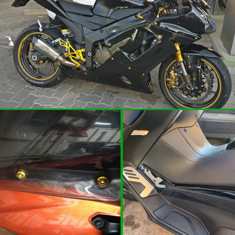 Vruće za Suzuki GSXR GSX-R 600 750 1000 K1 K2 K3 K4 K5 K6 K7 K8 K9 Vijci za oplatu motocikla Kit opružnih vijaka za vjetrobransko staklo