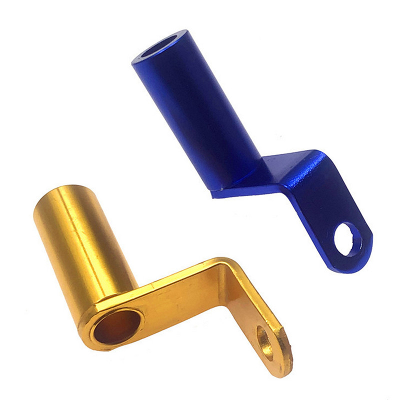 Cafe Racer motorkerékpár fogantyú CNC alumínium bilincs telefonhoz USB töltő tartóra szerelhető visszapillantó tükör tartó Univerzális tartozékok