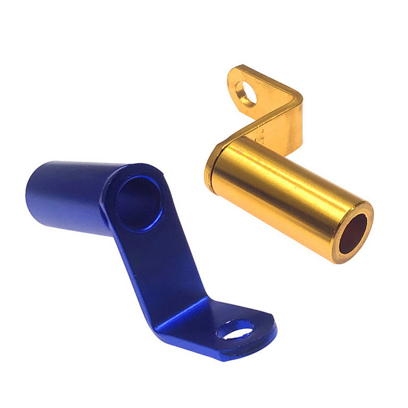 Cafe Racer motorkerékpár fogantyú CNC alumínium bilincs telefonhoz USB töltő tartóra szerelhető visszapillantó tükör tartó Univerzális tartozékok