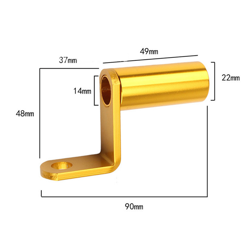 Cafe Racer motorkerékpár fogantyú CNC alumínium bilincs telefonhoz USB töltő tartóra szerelhető visszapillantó tükör tartó Univerzális tartozékok
