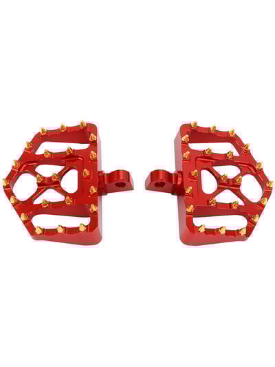 MX lábtartók Motorkerékpár széles zsír padlólemezek Chopper lábtartók Harley Dyna Sportster 883 1200 Softail Fatboy Street Bob Slim számára