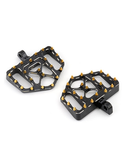 MX lábtartók Motorkerékpár széles zsír padlólemezek Chopper lábtartók Harley Dyna Sportster 883 1200 Softail Fatboy Street Bob Slim számára