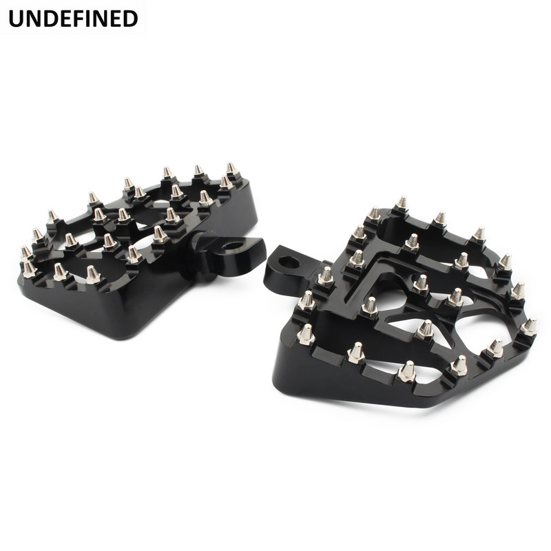 MX lábtartók Motorkerékpár széles zsír padlólemezek Chopper lábtartók Harley Dyna Sportster 883 1200 Softail Fatboy Street Bob Slim számára